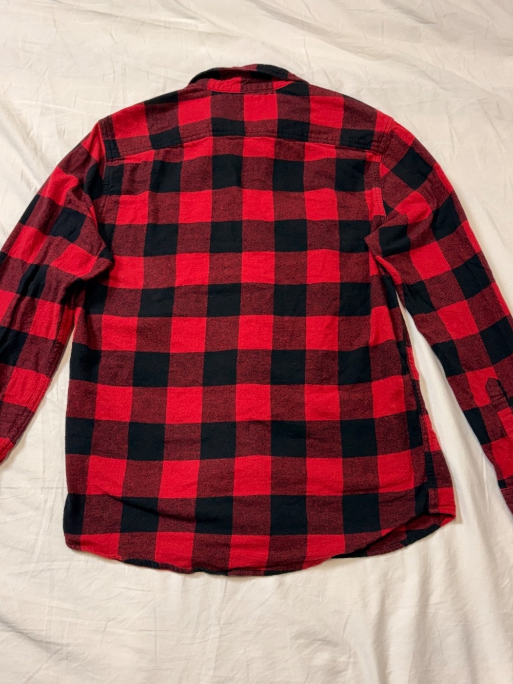 basic red flannel - Picture 3 of 4